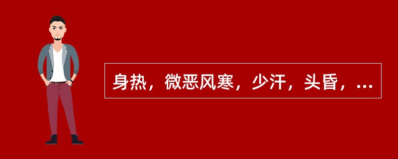 身热，微恶风寒，少汗，头昏，心烦，口干，干咳少痰，舌红少苔，脉细数。证属（）