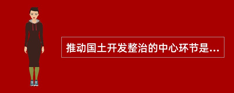 推动国土开发整治的中心环节是（）。