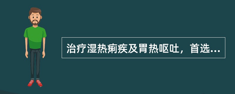 治疗湿热痢疾及胃热呕吐，首选（）