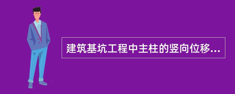 建筑基坑工程中主柱的竖向位移的监测点不应少于主柱总根数的（），且不应少于3根。（