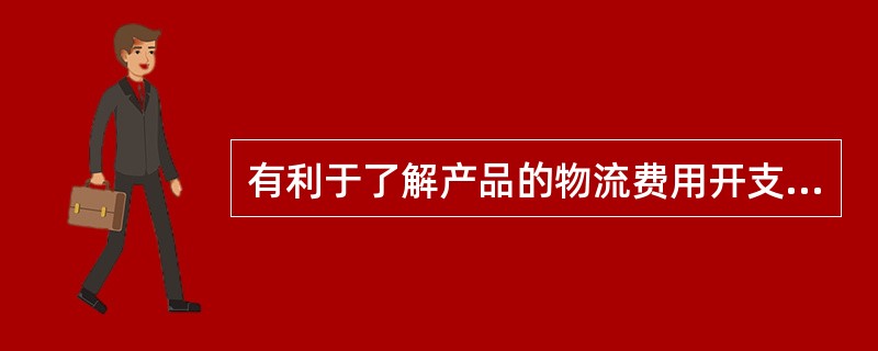 有利于了解产品的物流费用开支，以便进行重点管理的物流成本核算对象形势是（）