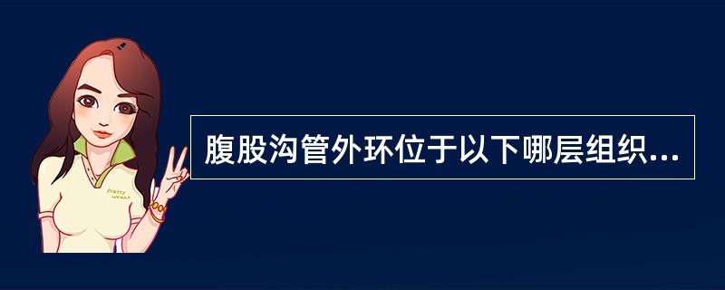 腹股沟管外环位于以下哪层组织上（）