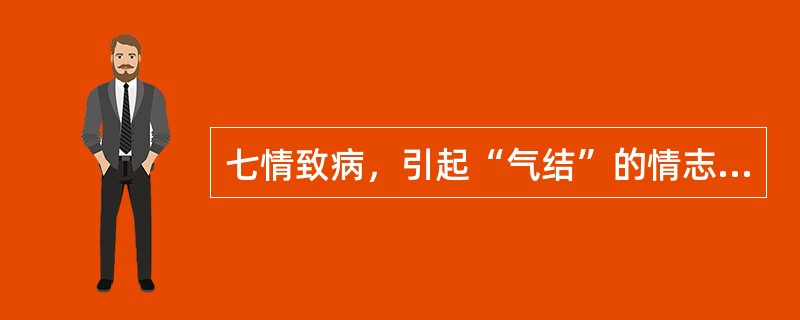 七情致病，引起“气结”的情志是（）