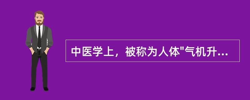 中医学上，被称为人体"气机升降之枢纽"的两个脏是（）