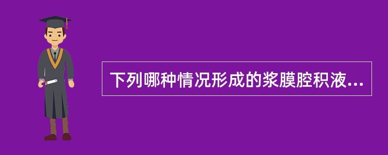 下列哪种情况形成的浆膜腔积液涂片中很难找到类上皮细胞，却见成片干酪样坏死（）。