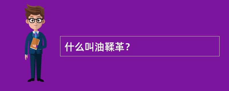 什么叫油鞣革？