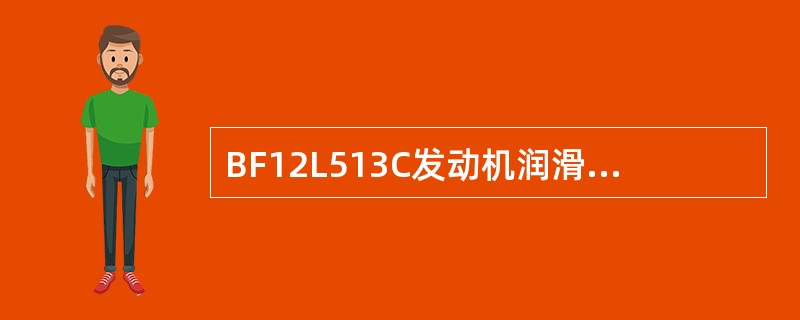 BF12L513C发动机润滑系统有那些元件组成，其特点是什么？