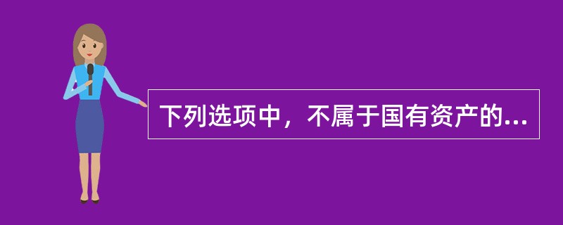 下列选项中，不属于国有资产的是()