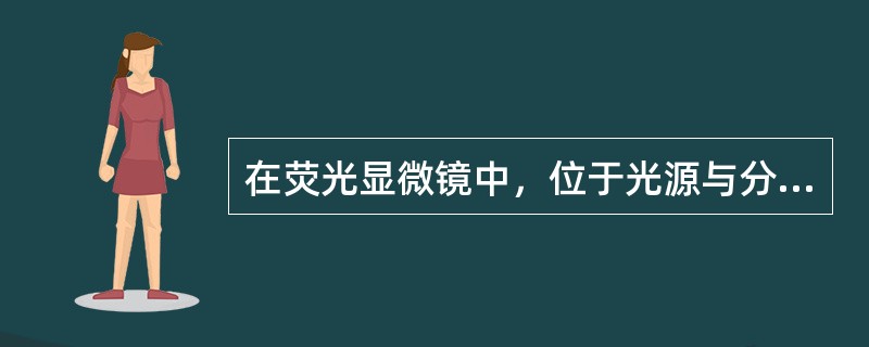 在荧光显微镜中，位于光源与分光镜之间，提供特定波长的激发光的显微镜部件是（）