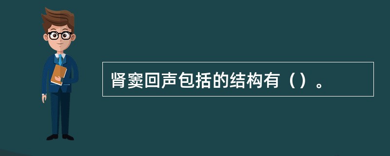 肾窦回声包括的结构有（）。