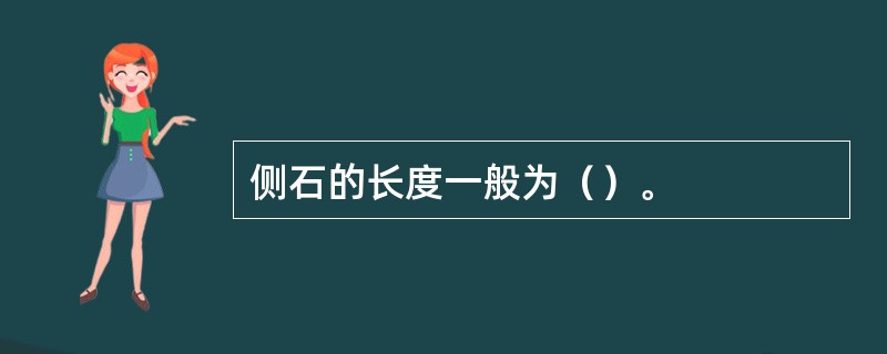 侧石的长度一般为（）。