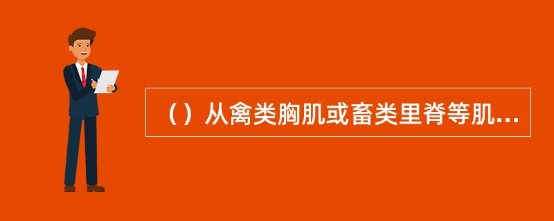 （）从禽类胸肌或畜类里脊等肌肉上横向或斜向取片，适用于滑炒或氽。