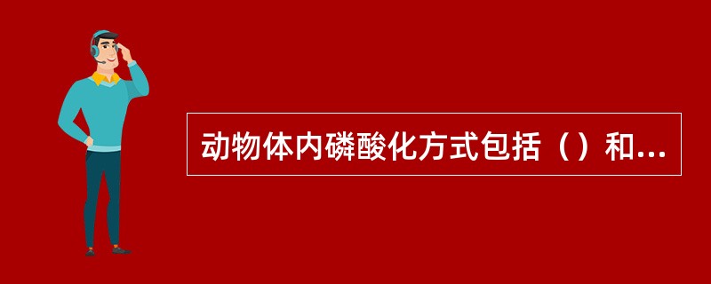 动物体内磷酸化方式包括（）和（）。