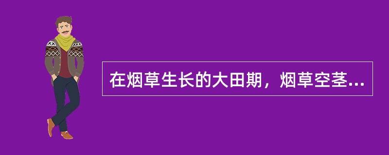 在烟草生长的大田期，烟草空茎病病菌能从（）侵入烟茎，但一般多从顶部的破裂处进入。