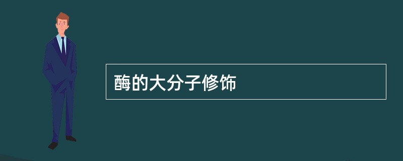 酶的大分子修饰