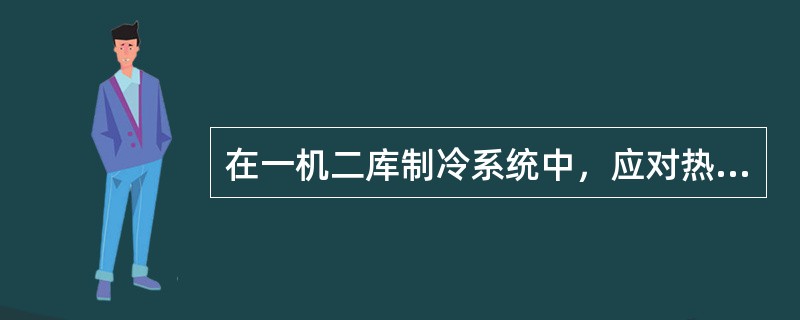 在一机二库制冷系统中，应对热力膨胀阀和背压阀交替进行调整，对背压阀顺时针调整背压