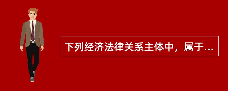 下列经济法律关系主体中，属于法人的是（）。