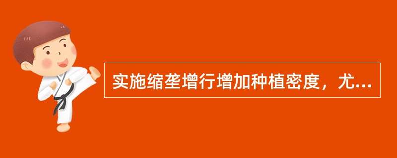 实施缩垄增行增加种植密度，尤其在（）玉米主产区，“玉米海”矛盾将更加突出，难度更