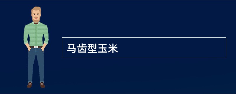 马齿型玉米
