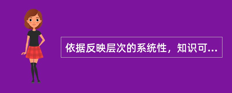 依据反映层次的系统性，知识可以分为()和理论知识。