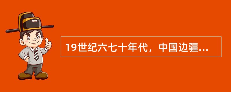 19世纪六七十年代，中国边疆地区出现严重危机。西北形势严峻，东南警报频传。清政府