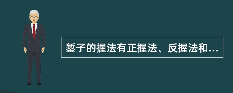 錾子的握法有正握法、反握法和（）。