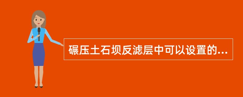 碾压土石坝反滤层中可以设置的分缝是（）。