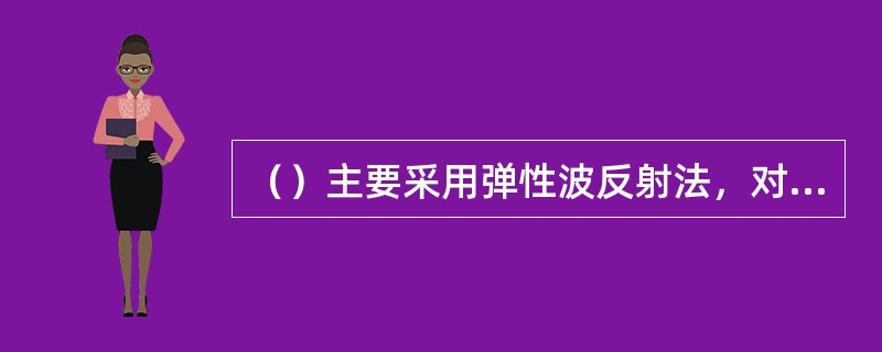 （）主要采用弹性波反射法，对各类混凝土桩进行质量普查，检查桩身是否有断桩、夹泥、