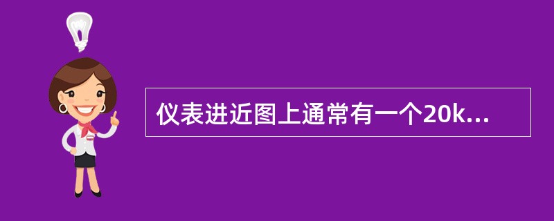仪表进近图上通常有一个20km的距离圈，此距离圈是以（）为中心的。