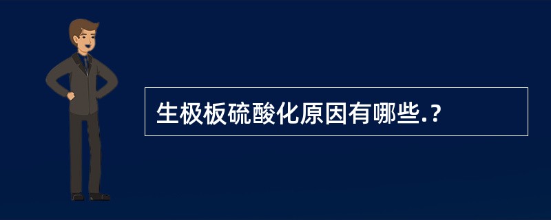 生极板硫酸化原因有哪些.？