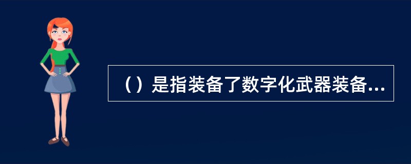 （）是指装备了数字化武器装备的武装力量。