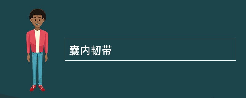 囊内韧带