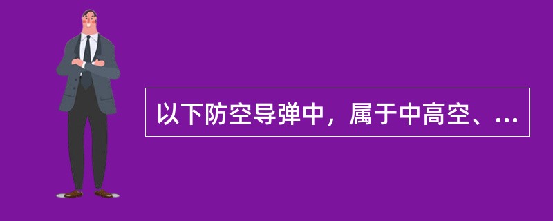 以下防空导弹中，属于中高空、中远程防空导弹的是（）