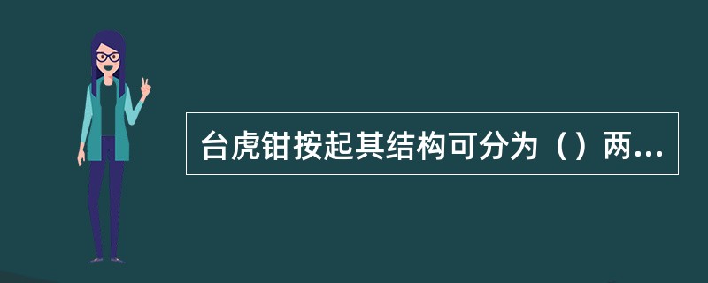 台虎钳按起其结构可分为（）两种。