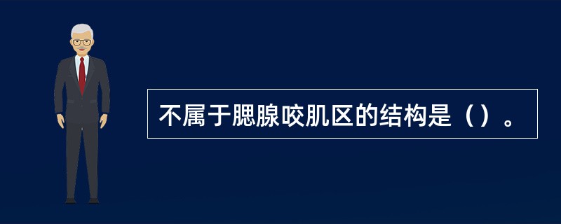 不属于腮腺咬肌区的结构是（）。