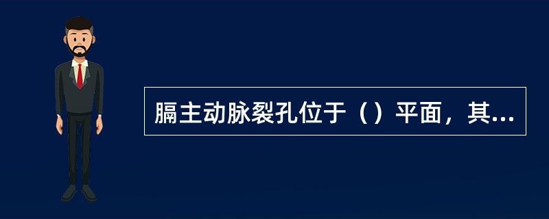 膈主动脉裂孔位于（）平面，其内有降主动脉和（）通过；食管裂孔位于主动脉裂孔的左前