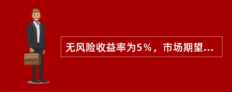 无风险收益率为5％，市场期望收益率为10％的条件下：A证券的期望收益率为12％，