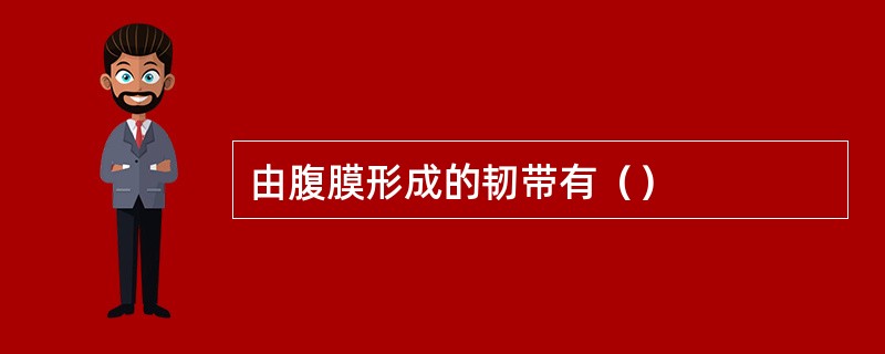 由腹膜形成的韧带有（）
