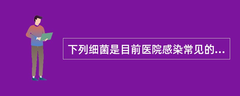 下列细菌是目前医院感染常见的细菌，但除外()