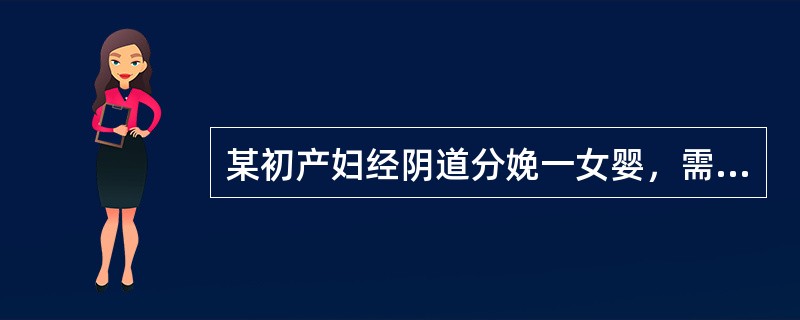 某初产妇经阴道分娩一女婴，需在产房观察2小时，下列产房内急需观察的内容应除外（）