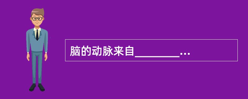 脑的动脉来自________和________。前者营养大脑半球的_______