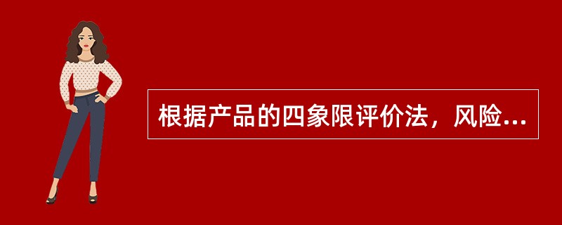 根据产品的四象限评价法，风险产品的特点是（）。