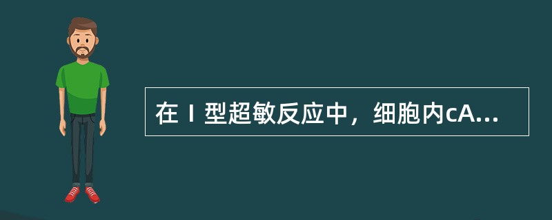 在Ⅰ型超敏反应中，细胞内cAMP水平降低能够（）