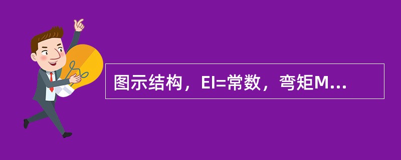 图示结构，EI=常数，弯矩MCA为：（）