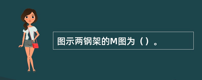 图示两钢架的M图为（）。