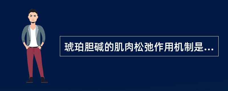 琥珀胆碱的肌肉松弛作用机制是（）