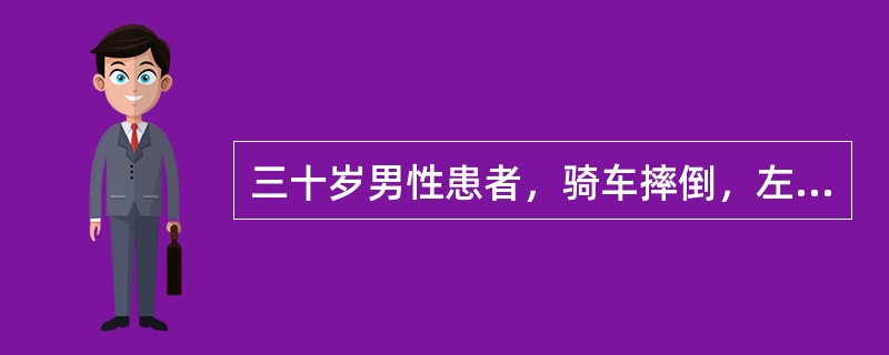 三十岁男性患者，骑车摔倒，左肘着地，局部肿痛、畸形，左肘活动受限。最恰当的治疗是