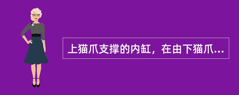 上猫爪支撑的内缸，在由下猫爪临时支撑换为上猫爪支撑应符合哪些要求？