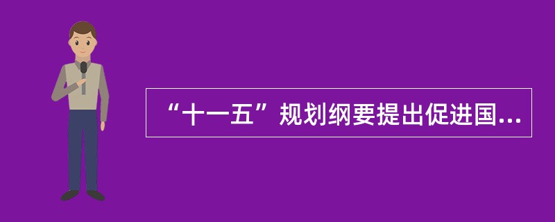 “十一五”规划纲要提出促进国民经济持续快速协调健康发展和社会全面进步的原则有()