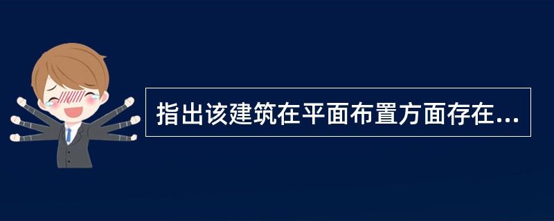 指出该建筑在平面布置方面存在的问题,并简述理由。